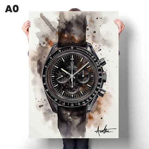 Omega Speedmaster Wall Art 